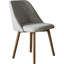 Collett 40cm H Polyester Blend Upholstered Side Chair in Grey-34574401