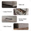 Commode 6 tiroirs pour chambre à coucher-1201614647