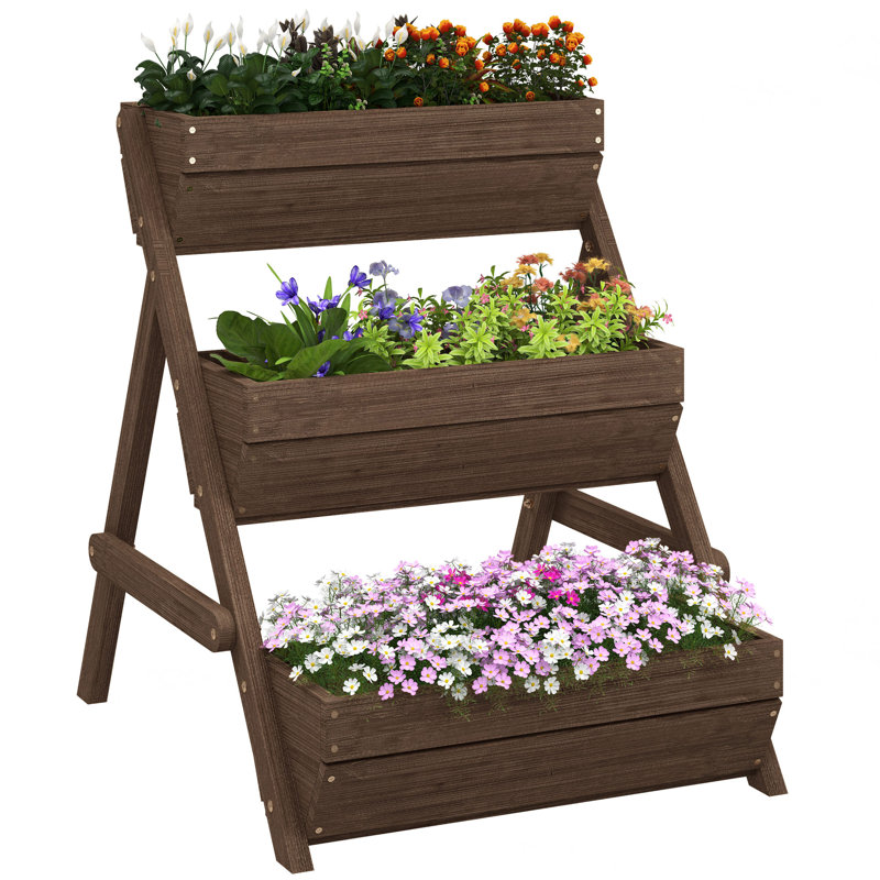 Wood Raised Garden Bed