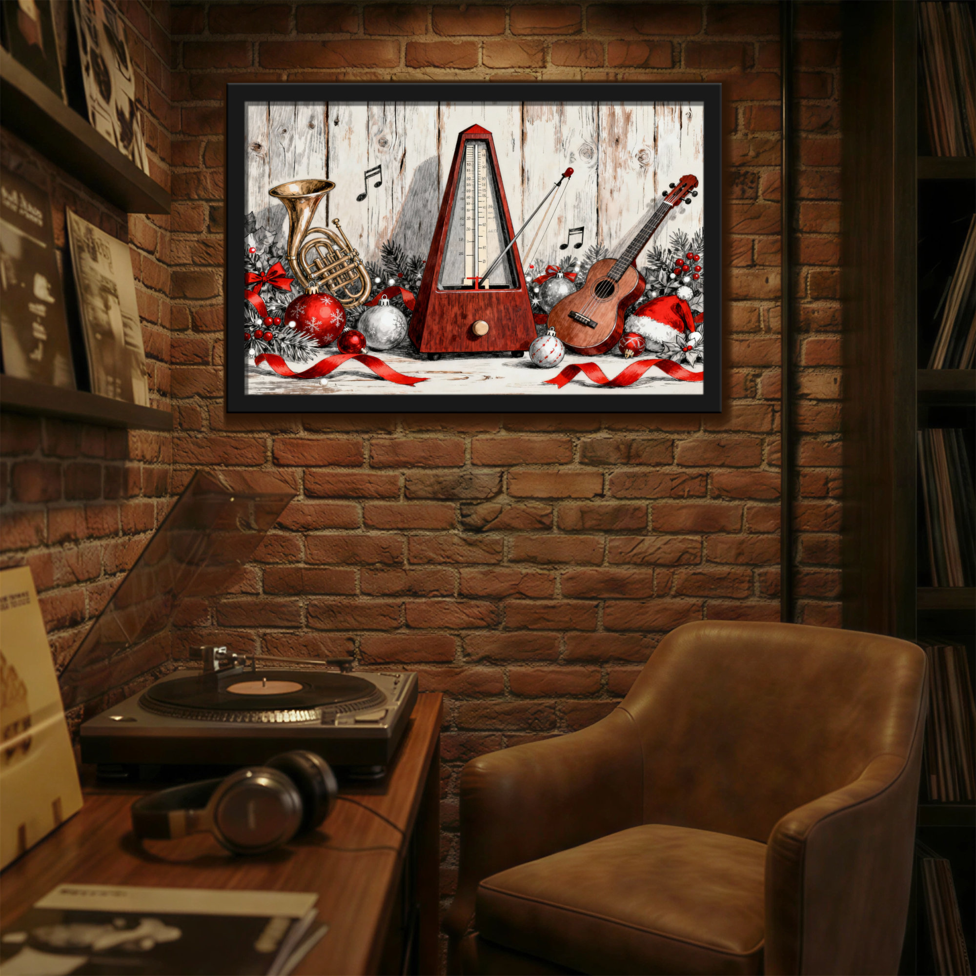 String Instruments Christmas August Grove® Christmas Christmas Music Instruments And Decorations ...