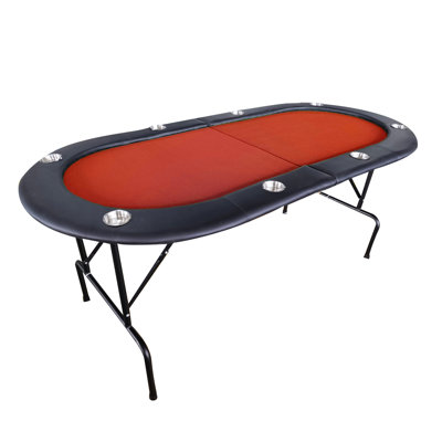 Table de poker pliable 73 po avec porte-gobelets Ino Design