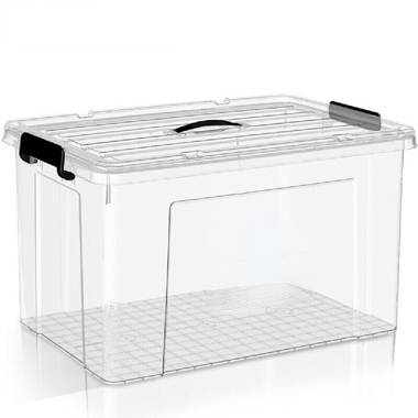 Rebrilliant 17 Qt [4.25 Gal] Snap Top Plastic Storage Box