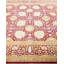 Tapis mauve en laine noué à la main de conception unique 6 pi 2 po x 9 pi 4 po Hayner