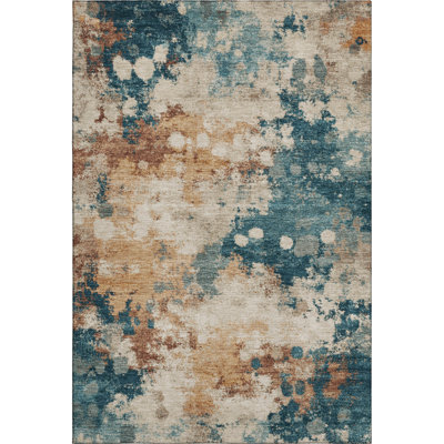 Premium Machine Washable Mouton Abstract Rug