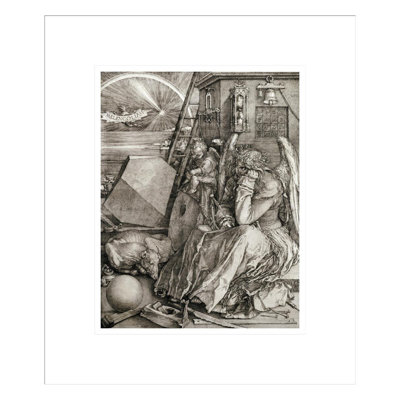 Melancholia by Albrecht Dürer -Framed Giclee Print