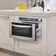 Cosmo 24 in. Built-in Microwave Drawer with Automatic Presets, Touch Controls, Defrosting Rack and 1.2 cu. ft. Capacity in Stainless Steel