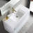 Fahriye 35.19'' Single Bathroom Vanity with Acrylic Top-834131735