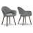 Bastiano 18.5'' H Upholstered Beech Armchair-910516495