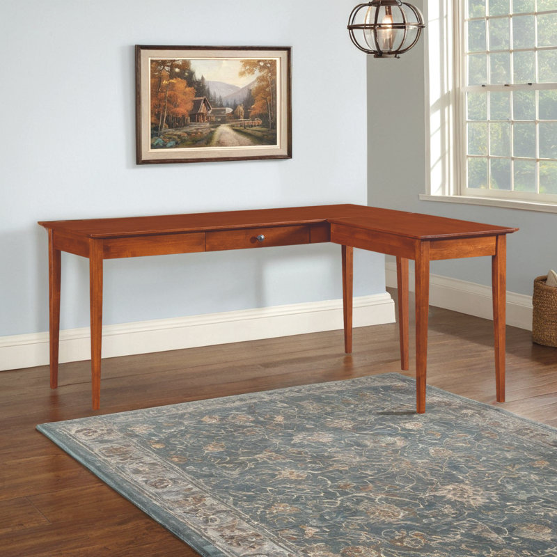 Bureau d'écriture Malani, 29.75" H x 64.25" W x 50" D, Antique Cherry