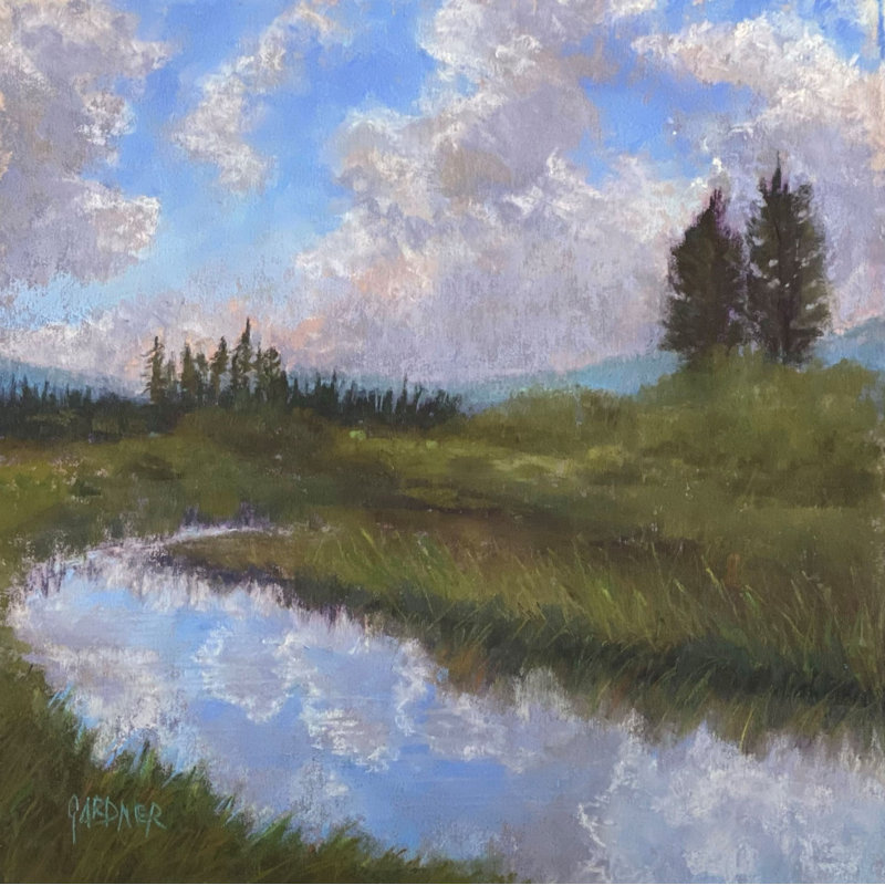 Tahoe Treasures Print by Dina Gardner, 17.25" H x 21.25" W x 0.875" D