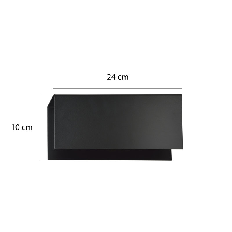 Marbella Flush Mounted Sconce, Black