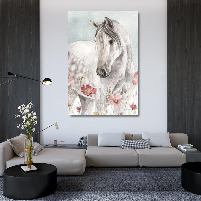 Ophelia & Co., Lisa, art sur toile tendue, Wild Horses I Crop, H 48 po x l 33 po
