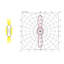 Bloc Vertical 1-Light Flush Mount
