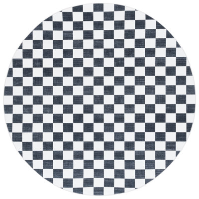 Tapis ivoire / noir Josalina Clara 937