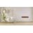 Floating Chestnut London Console, 2-Drawers, Shiny Knobs