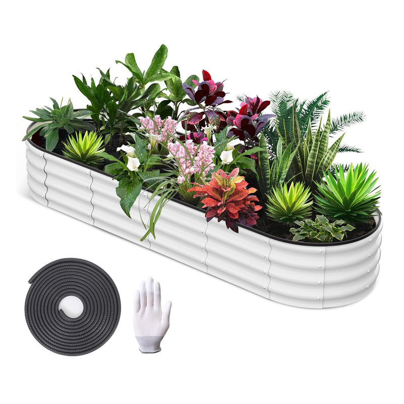 Raised Garden Bed, Beige