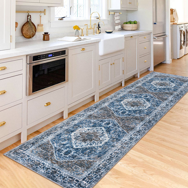 Tapis d'intérieur antidérapant Jodhveer , Tapis de couloir 2 pi 7 po x 10 pi