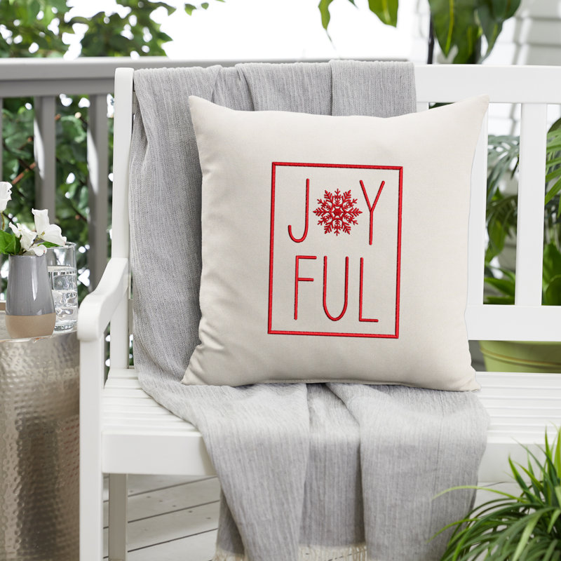  Joyful Outdoor Square Pillow Cover & Insert