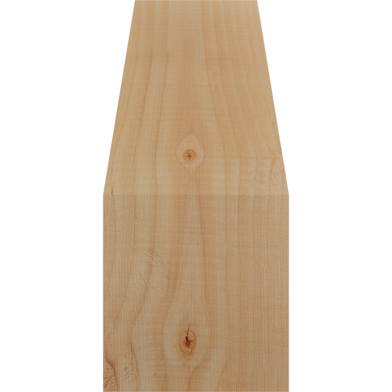 Attelle impériale du genou, Sapin de Douglas, Lisse, H 14 po x l 5,5 po x P 10 po