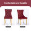 Chaise parsons en velours capitonné Joshanae-398206071