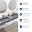 Lavabo de salle de bain 59 po