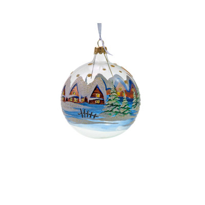 Victoria Bella 5'' Glass Ball Ornament