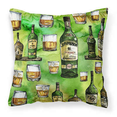Coussin décoratif intérieur/extérieur whiskey