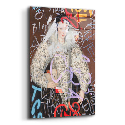 Wildon Home® 'Younger Portrait Of A Lady' By Irena Orlov, Acrylic Glass Wall Art