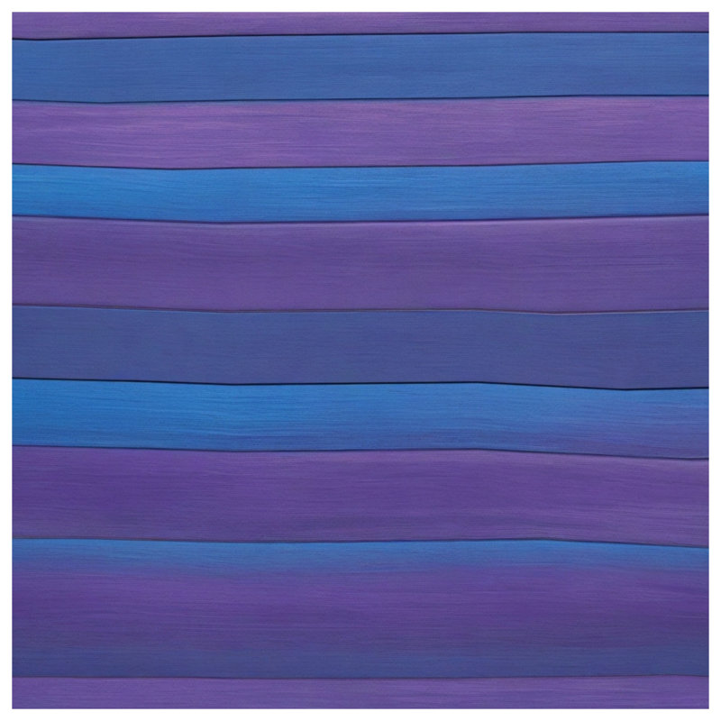 Couvertures à rayures bleues et mauves, L 50 po x H 60 po