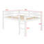 Lit mezzanine en bois avec échelle-683247130