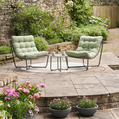 Clermont Anthracite Outdoor Lounging Set
