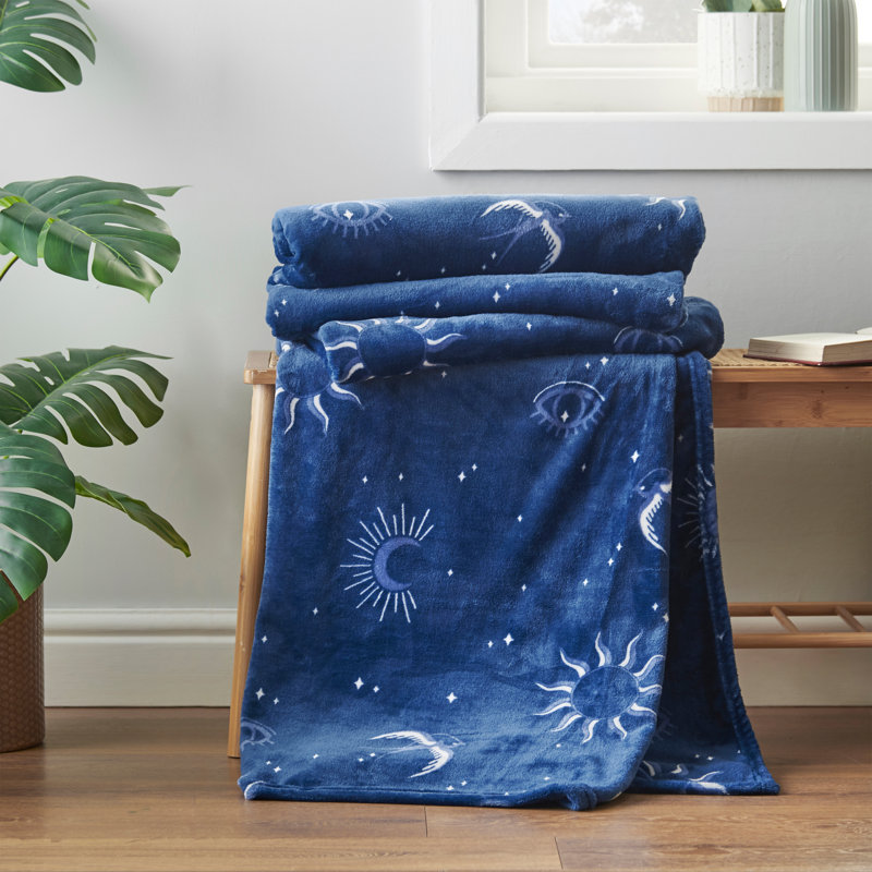 Astrology Cosy Fleece Oversized Blanket Throw Abstract Standard Blanket