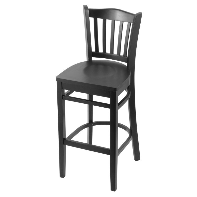 30" Bar Stool, Black