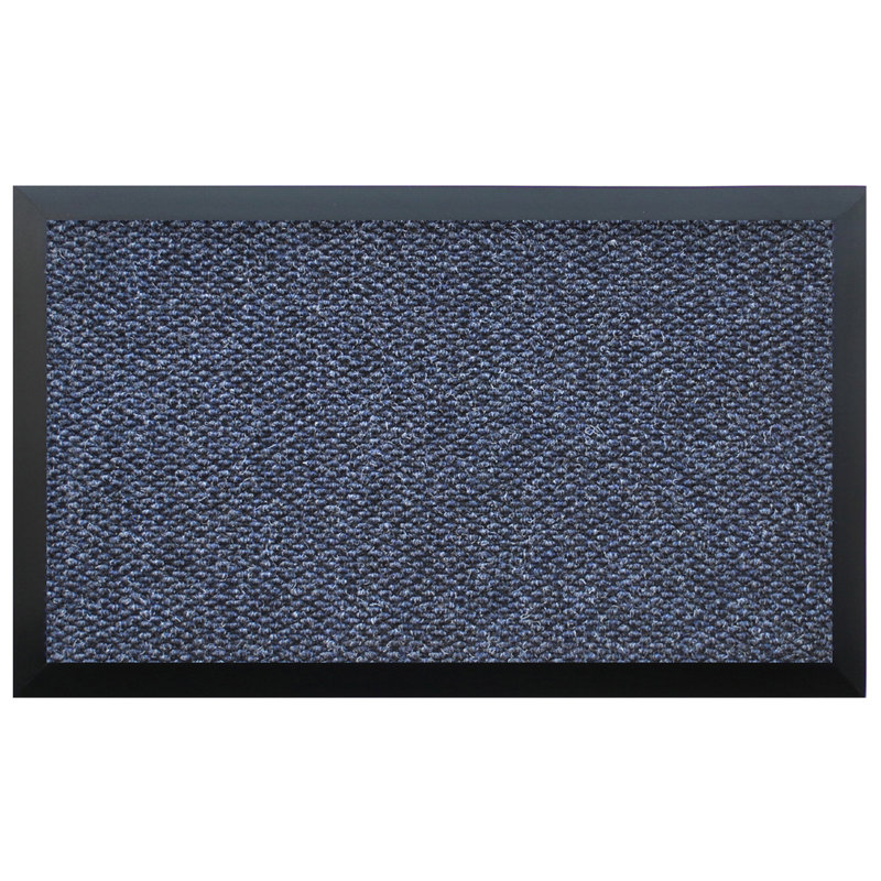 Non-Slip Outdoor Doormat, Deep Navy, 5' x 10'