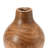 Mylo Brown 8'' Solid Wood Table Vase