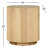 Taryn 20" Drum End Table-1879132300