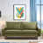 Velours vert olive