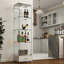 Vitrine moderne en verre avec tiroir-2108546385