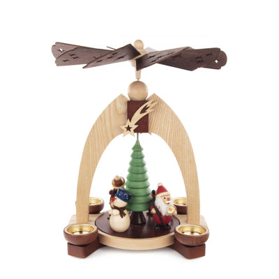 La pyramide Holiday Aisle® - Père Noël et bonhomme de neige