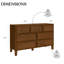 Commode 7 tiroirs Knighten-67728265