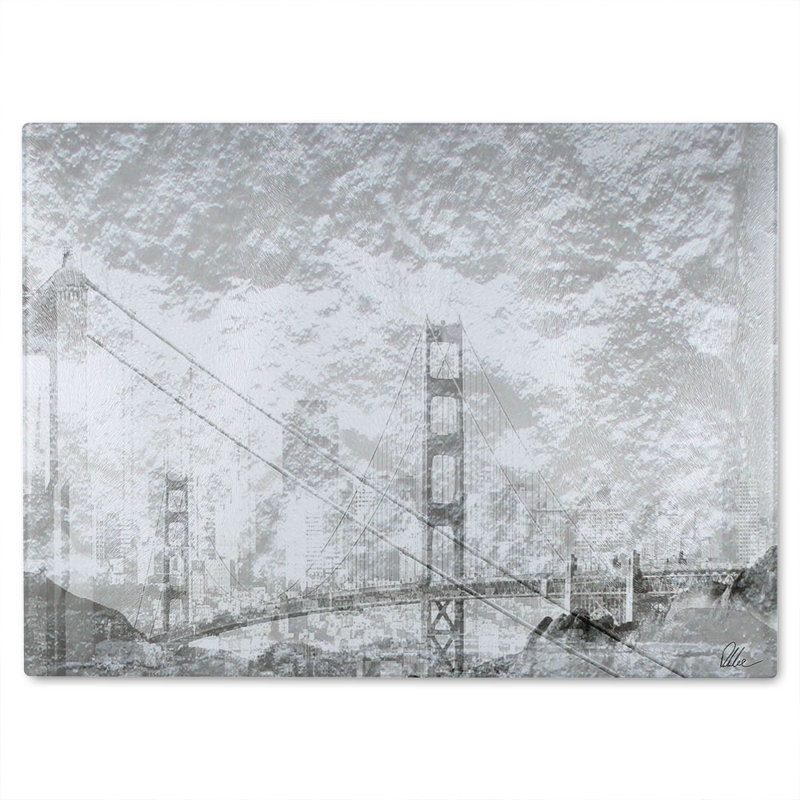 San Fran Glass Chopping Board