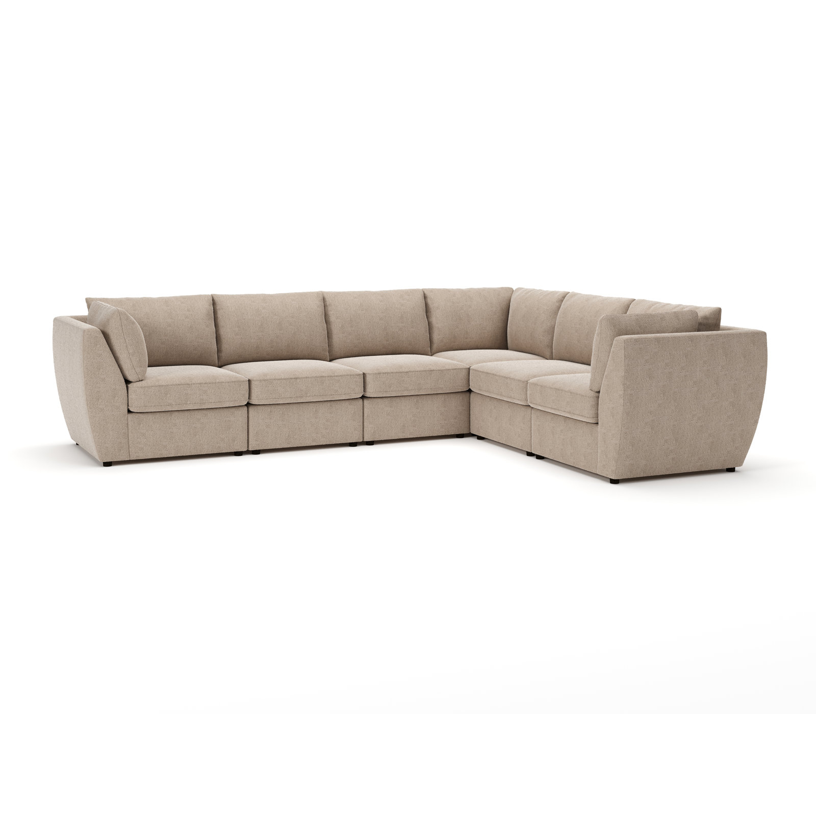Caldwell Modular Reversible Sectional, Davis Chateau Gray