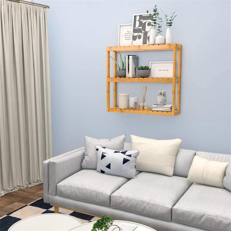 Arkoe Bamboo Bathroom Shelves