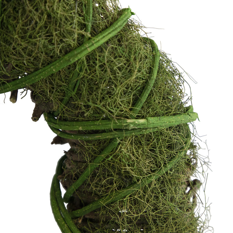 Faux Grapevine Rattan 12'' Wreath, 15" H x 15" W x 3.75" D