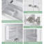Ensemble de meuble-lavabo rétro 30 po avec lavabo en céramique