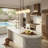 4-Light Linear Island Pendant - Legacy Brass