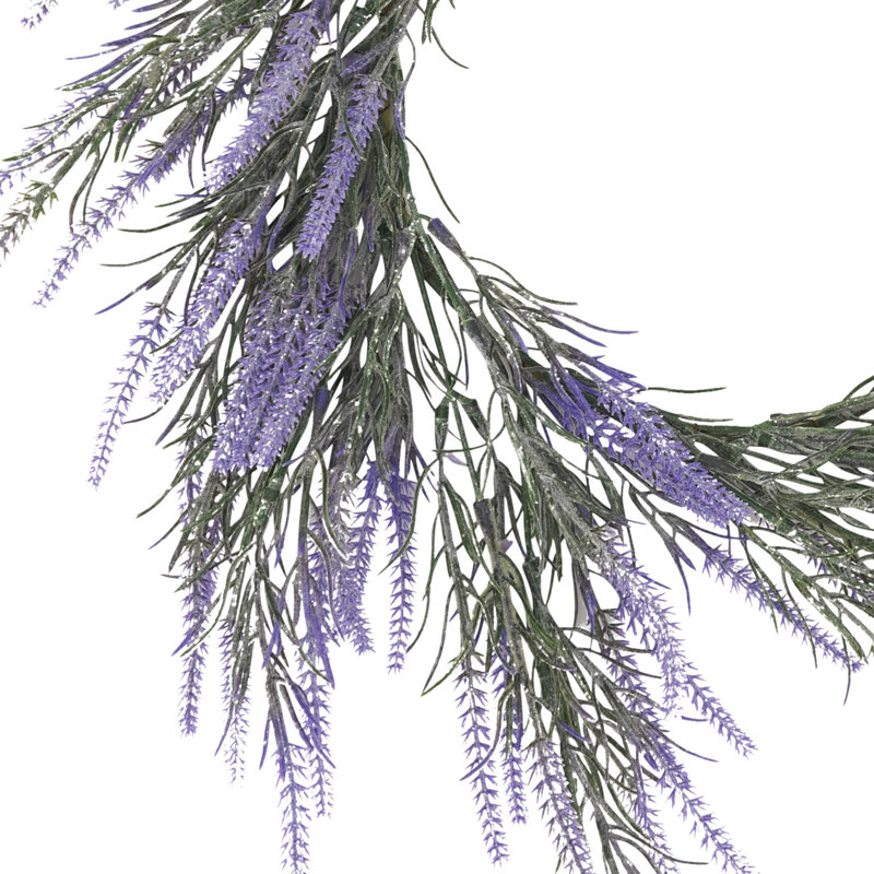 Couronne florale lavande (ensemble de 4)