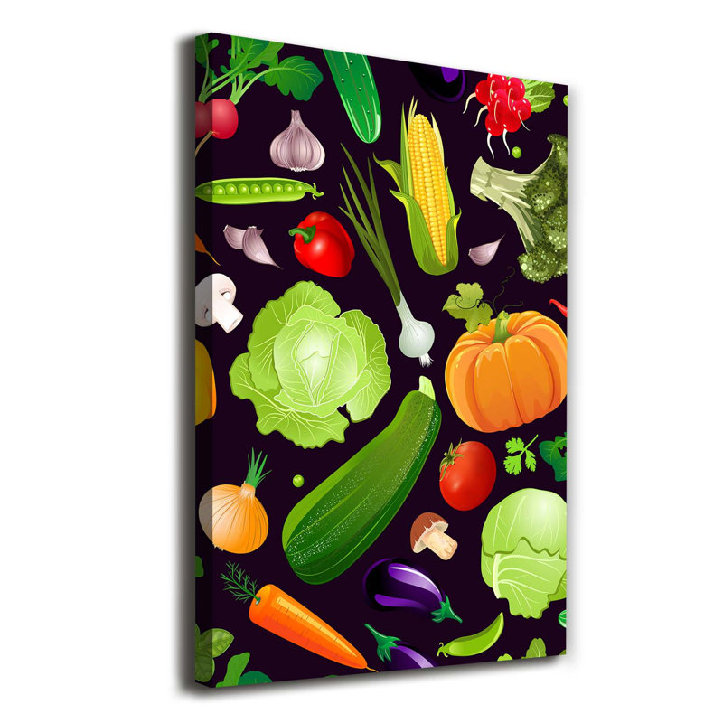 Vegetables - Wrapped Canvas Print
