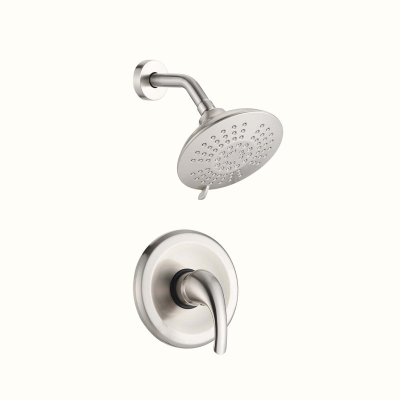 Système de douche complet avec valve brute