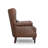 Emerald Top Grain Genuine Leather Wingback Accent Chair-1815130994
